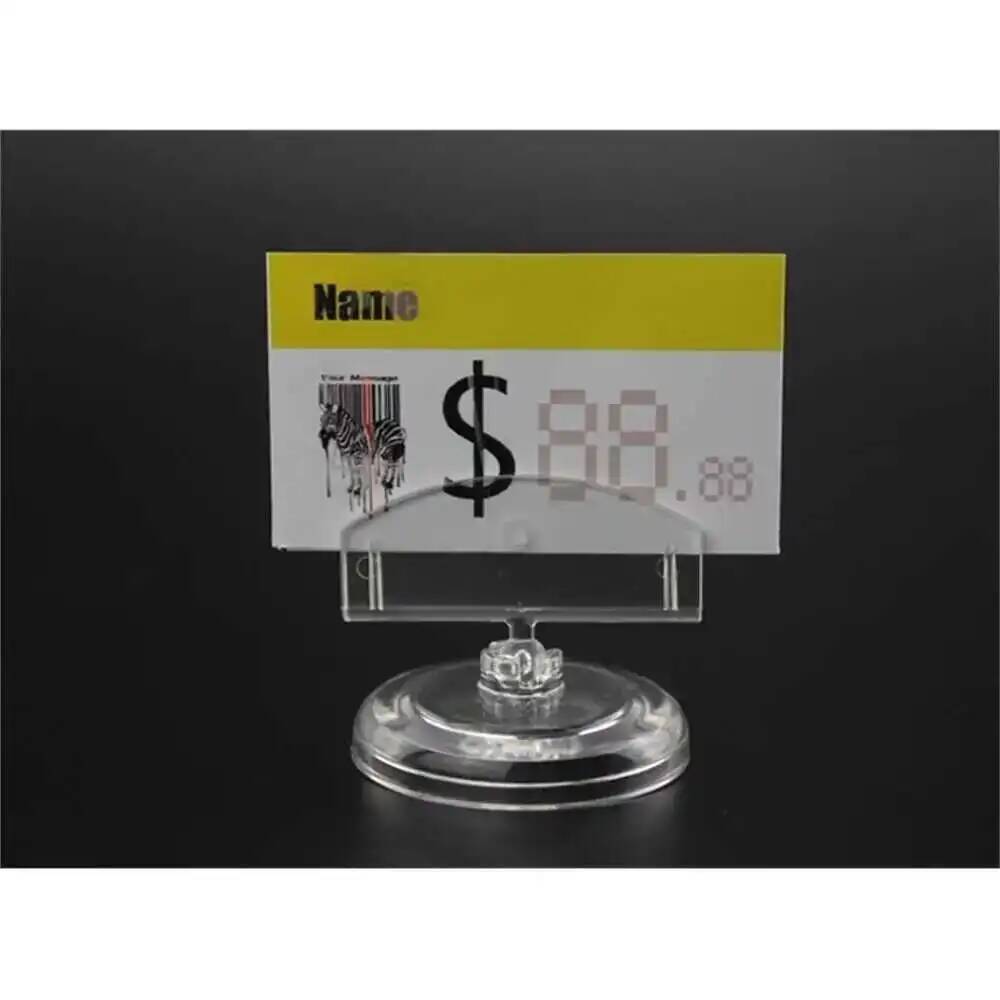 Small Card Holder Stand Clear  - Pop Display Shelf のレビューと価格