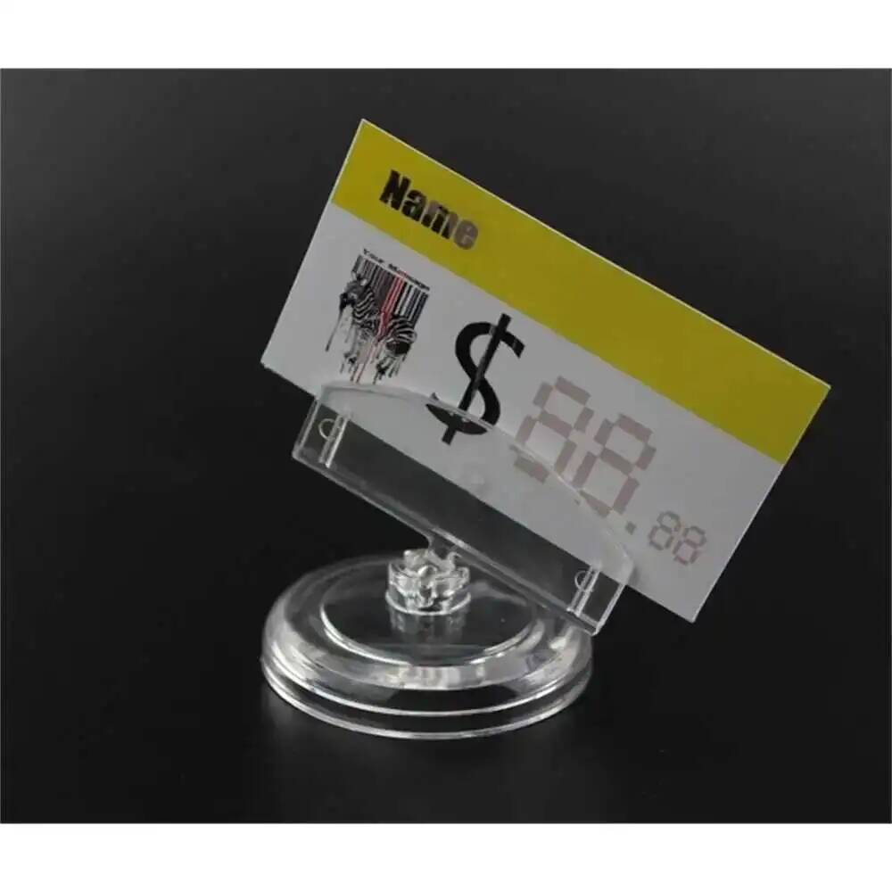 Small Card Holder Stand Clear  - Pop Display Shelf のレビューと価格