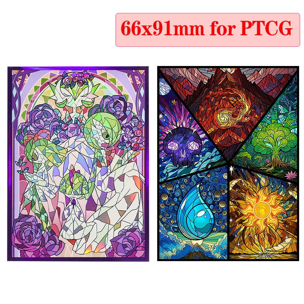 60pcs 66x91mm Multiple Styles  - Card Penny Sleeve のレビューと価格