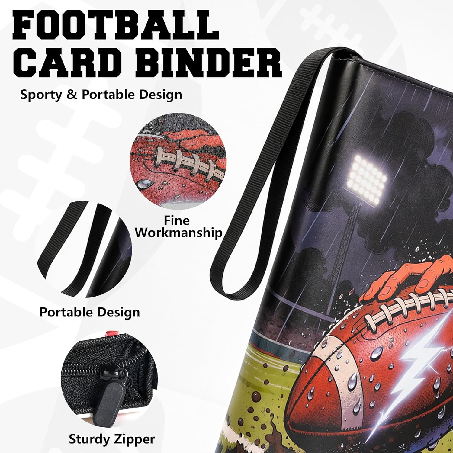 Football Card Binder 9-Pocket  - Trading Card Binder のレビューと価格