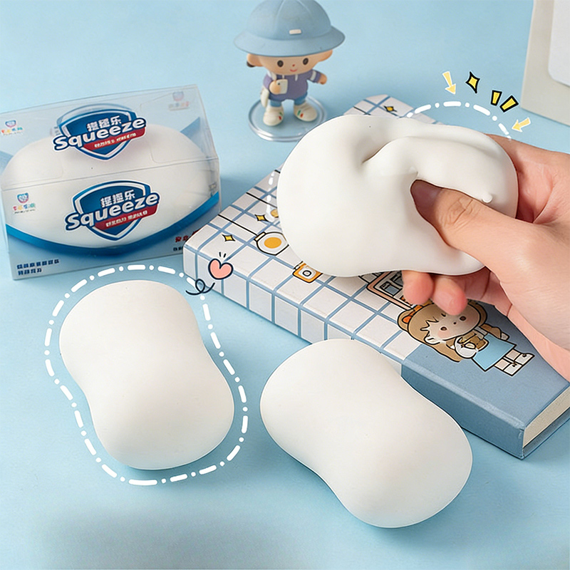 Soft Fake White Soap Squishy S - Fidget Cube Original のレビューと価格