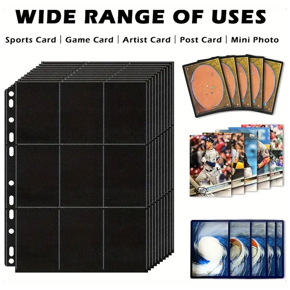 10Pack Black 9-Pocket A4 Tradi - Trading Card Binder のレビューと価格