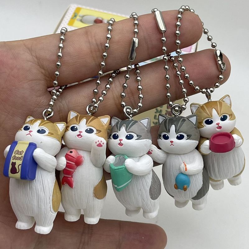 Mofusand Kawaii Cat Keychain B - Action Figure Stand のレビューと価格