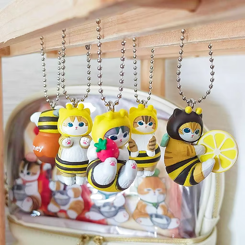 Mofusand Kawaii Cat Keychain B - Action Figure Stand のレビューと価格