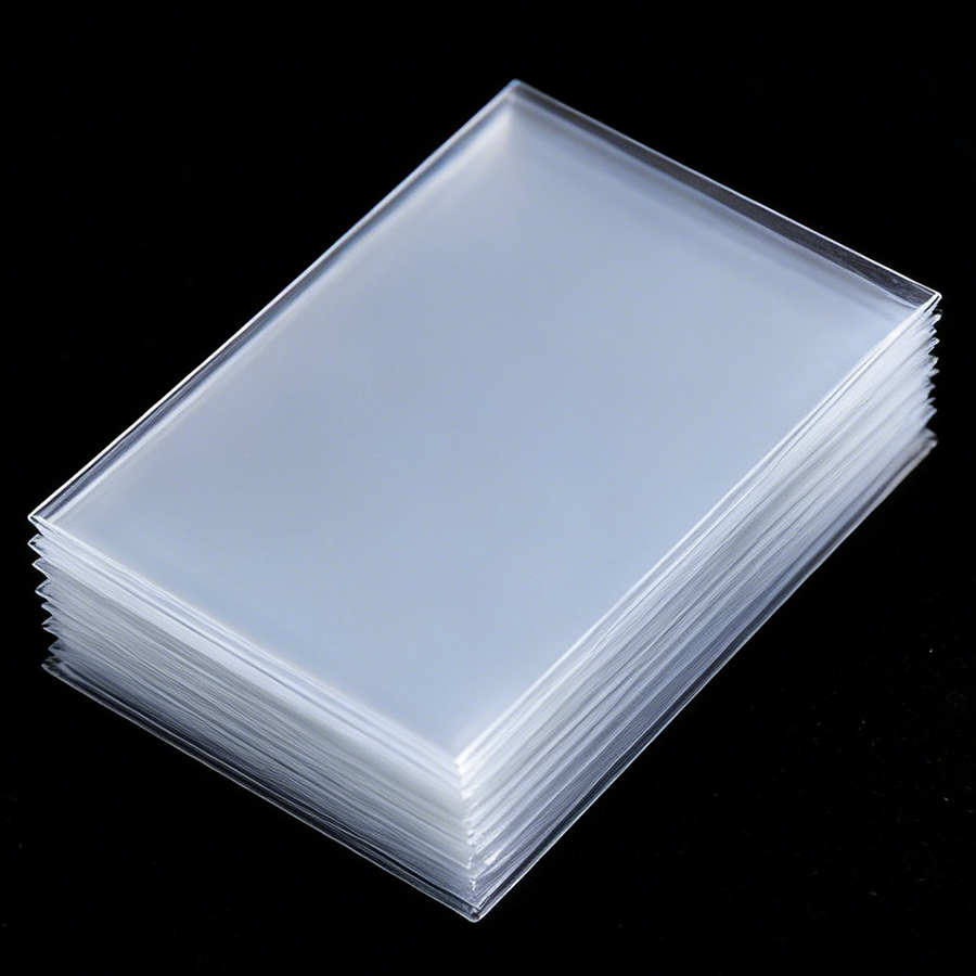 100pcs 8.8/9cm Clear Card Slee - Card Penny Sleeve のレビューと価格