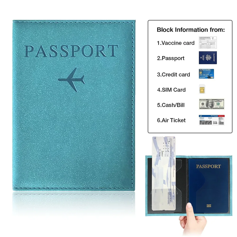 Passport Cover Blue Color Pu P - Card Top Loader のレビューと価格