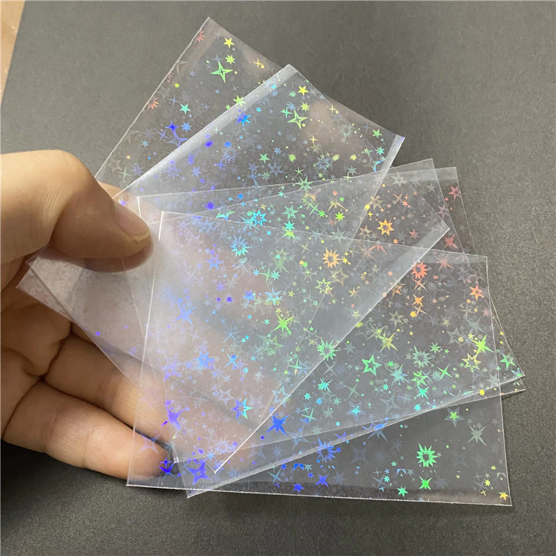 100PCS Holographic Card Sleeve - Card Penny Sleeve のレビューと価格
