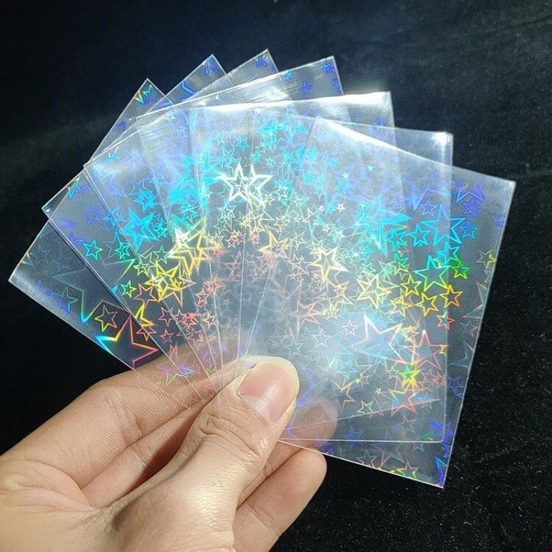 100PCS Holographic Card Sleeve - Card Penny Sleeve のレビューと価格
