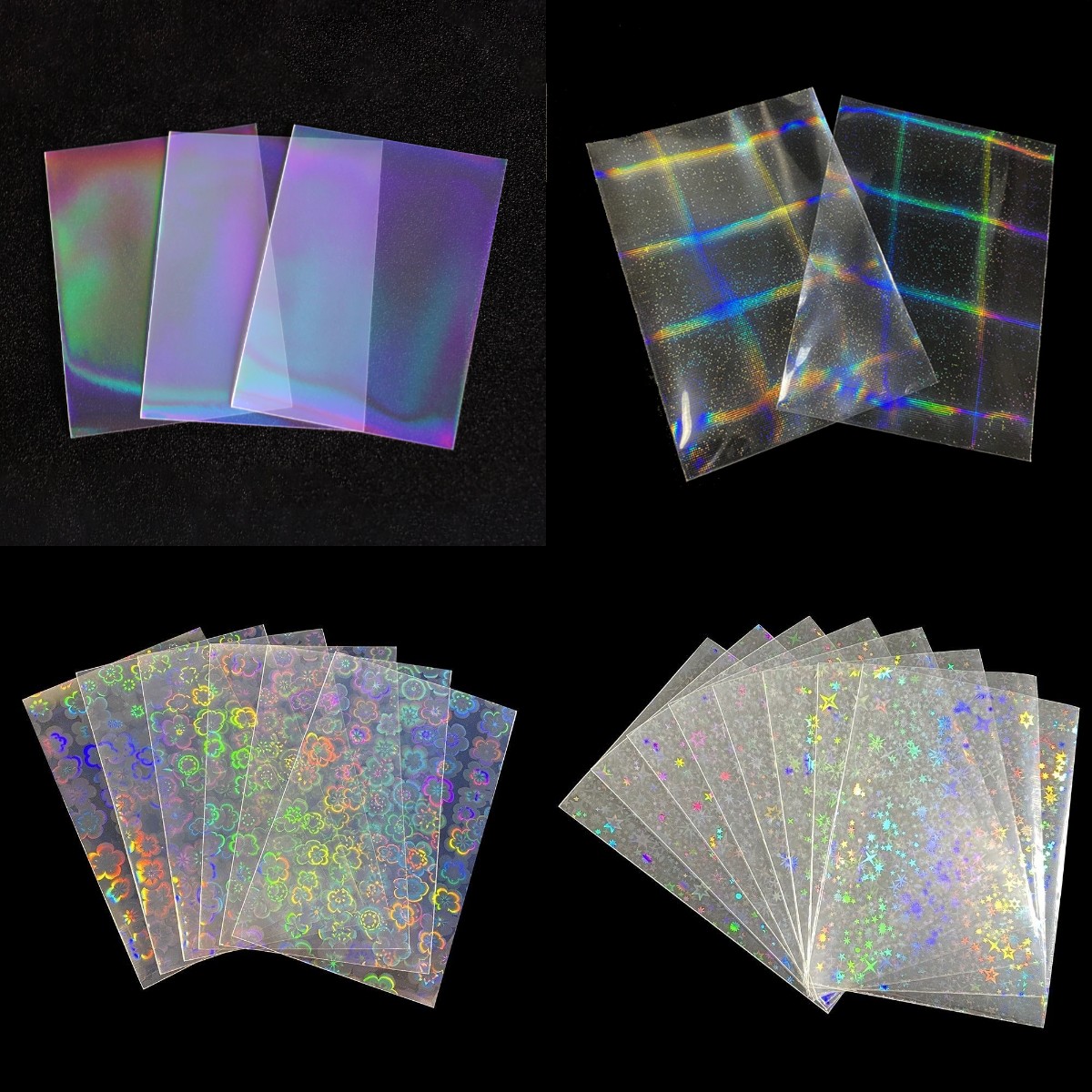 100PCS Holographic Card Sleeve - Card Penny Sleeve のレビューと価格