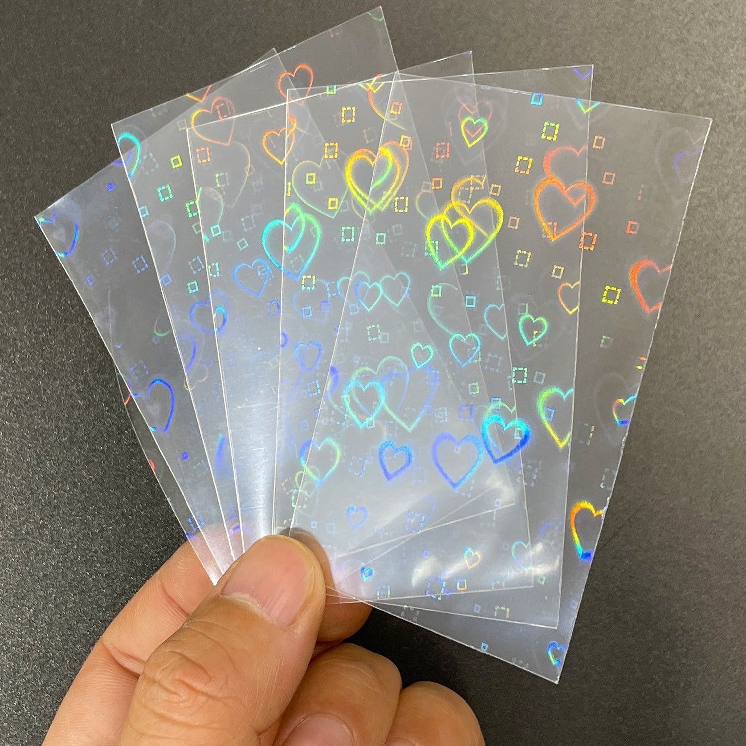 100PCS Holographic Card Sleeve - Card Penny Sleeve のレビューと価格