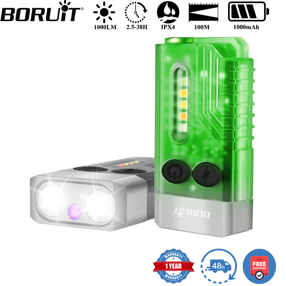 BORUiT V10 Keychain UV LED EDC - Fidget Cube Original のレビューと価格