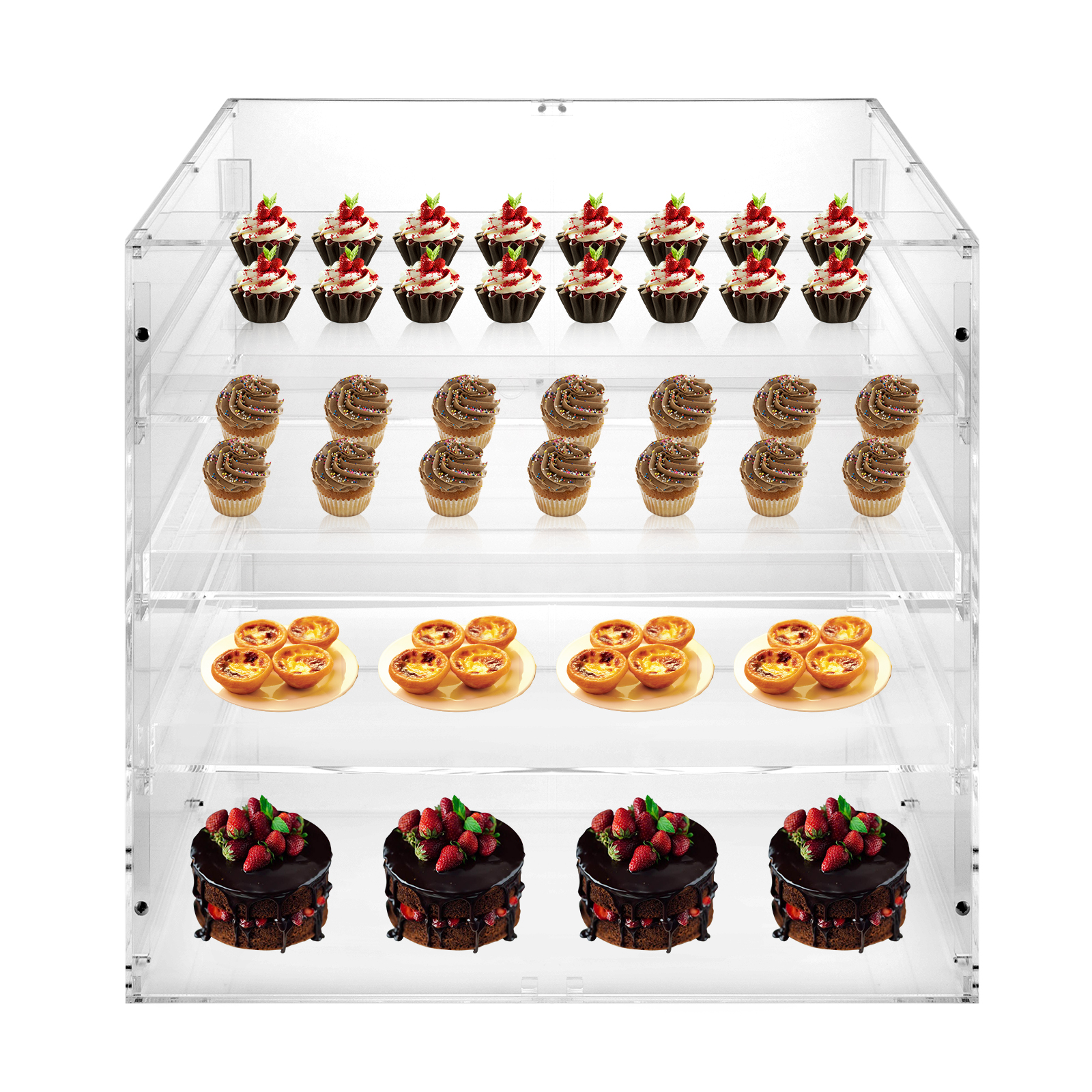 18.7×17.71×17.71inch 3-tier Ac - Display Case Acrylic のレビューと価格