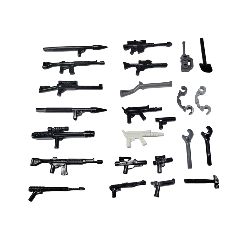 Military WW2 Weapon Guns Soldi - Lego Minifigure Holder のレビューと価格