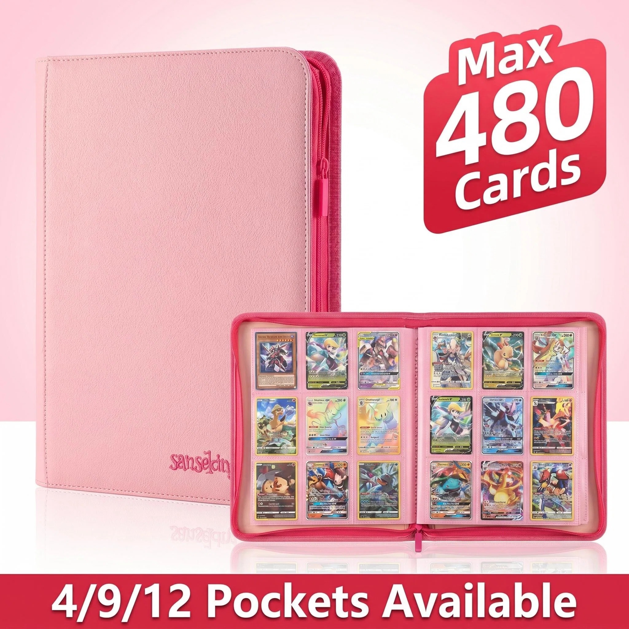Sanseking Double-Sided Zipper  - Pokemon Binder Card のレビューと価格