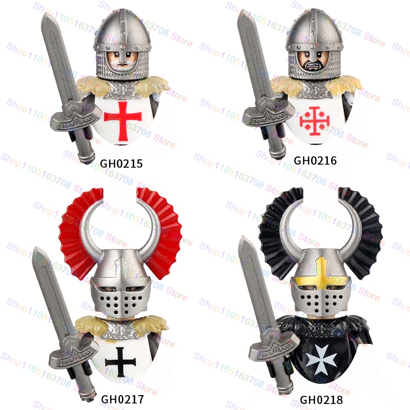 G0128 Moc Medieval Roman Centu - Lego Minifigure Holder のレビューと価格