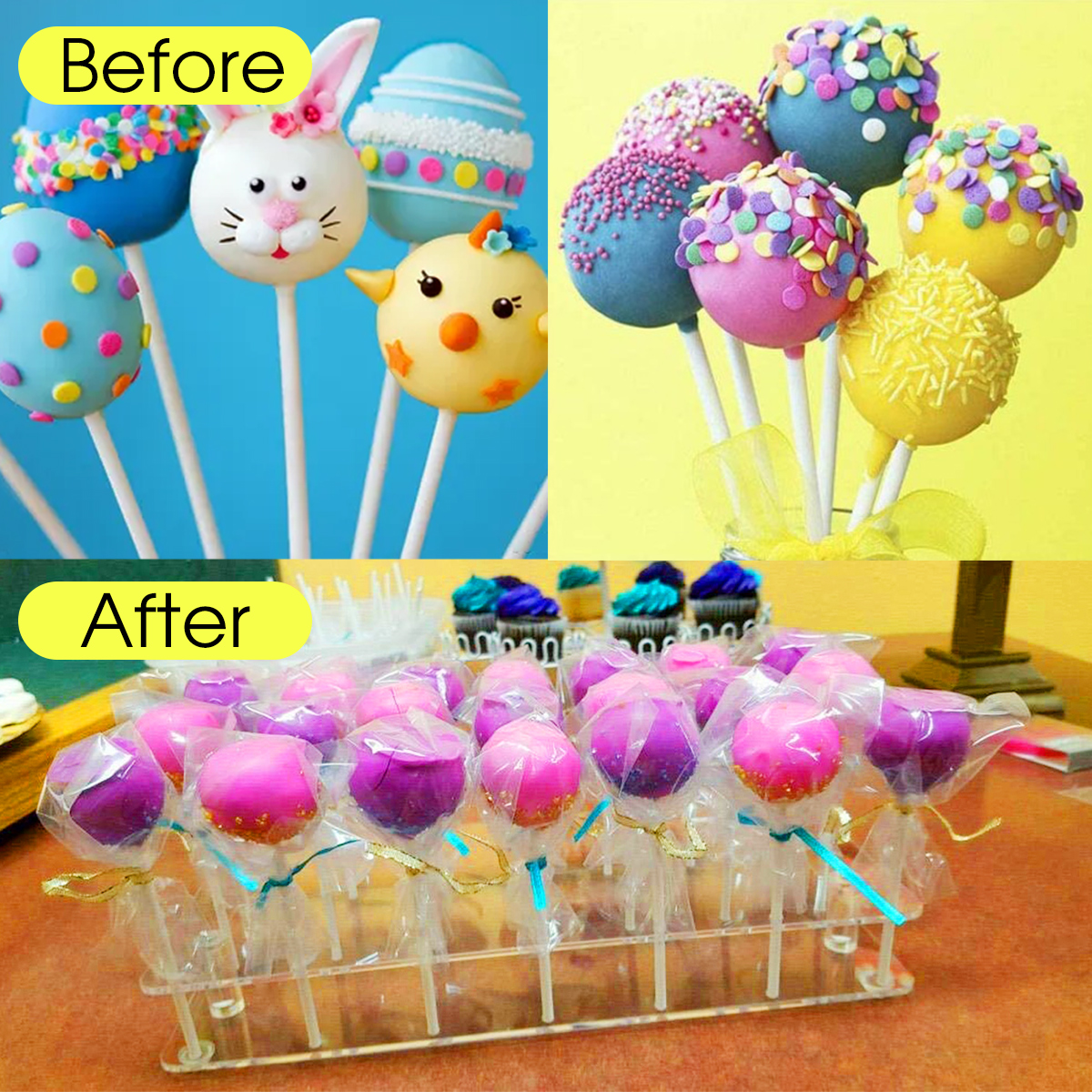 Acrylic Cake Pop Display Stand - Pop Display Shelf のレビューと価格
