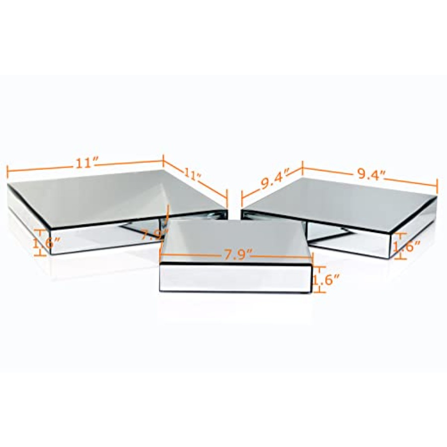 Mirror Display Riser Stands 3  - Display Risers Set のレビューと価格