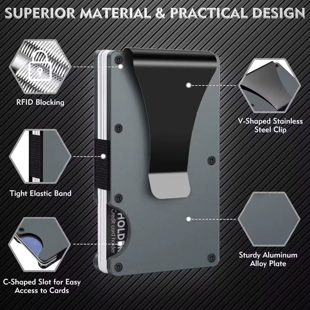 Aluminum Alloy Rfid Blocking C - Card Top Loader のレビューと価格