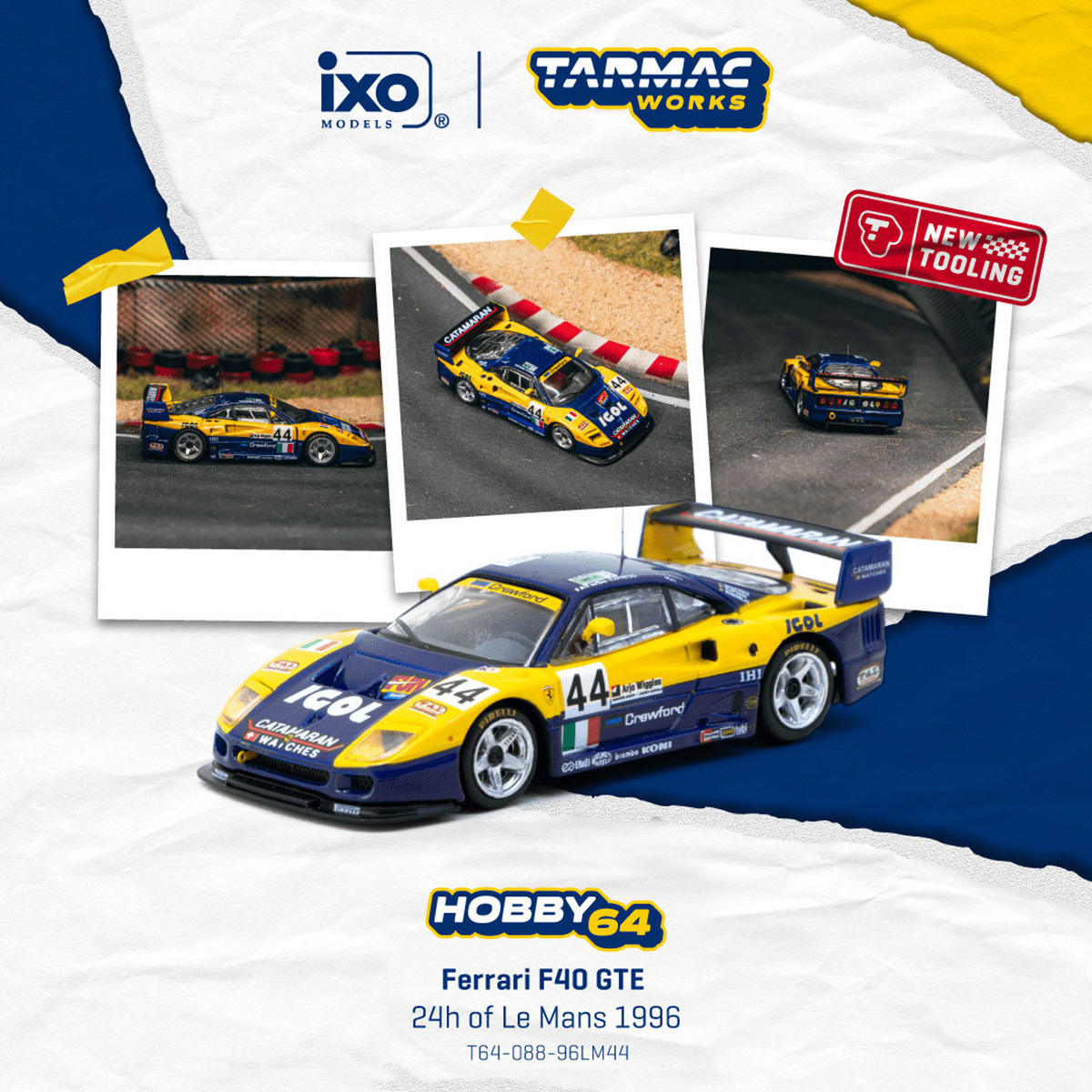 In Stock TW 1:64 Ferrari F40 G - Die Cast Car 1 64 のレビューと価格