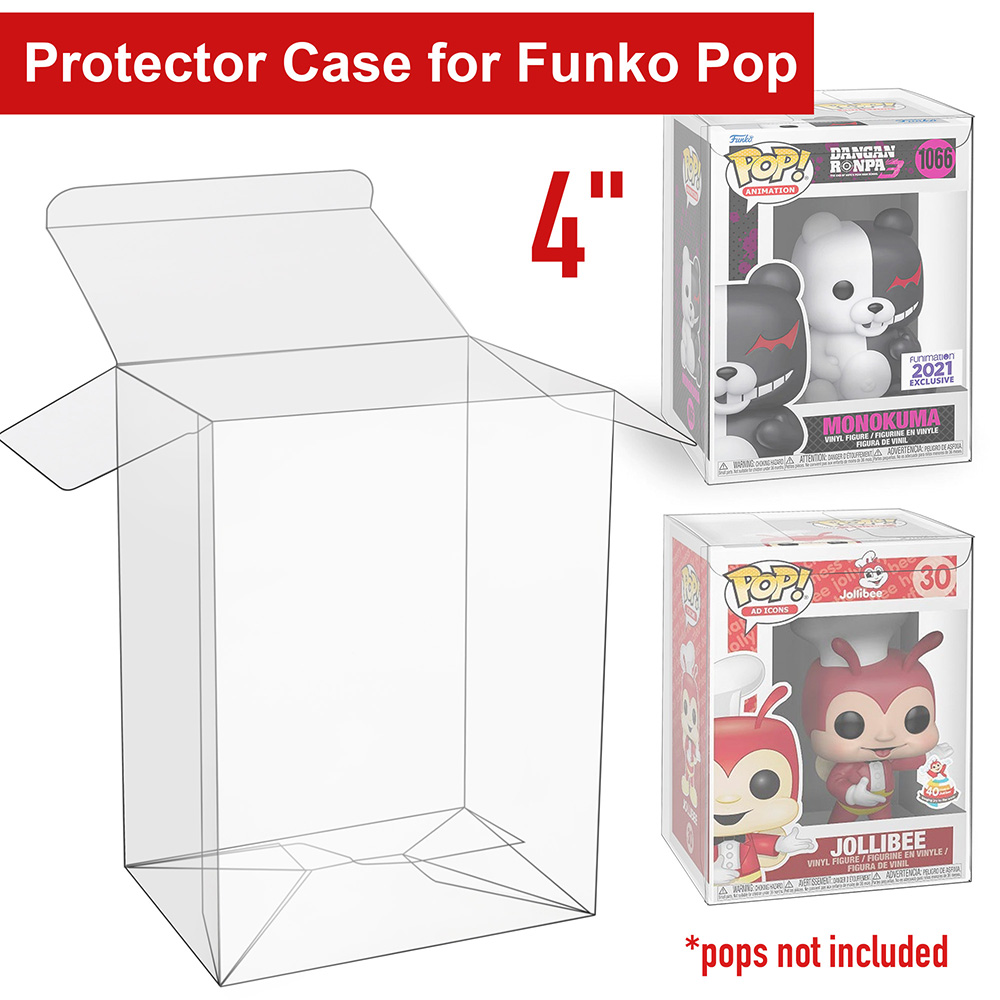 50PCS Clear Protective Box for - Funko Pop Protector のレビューと価格