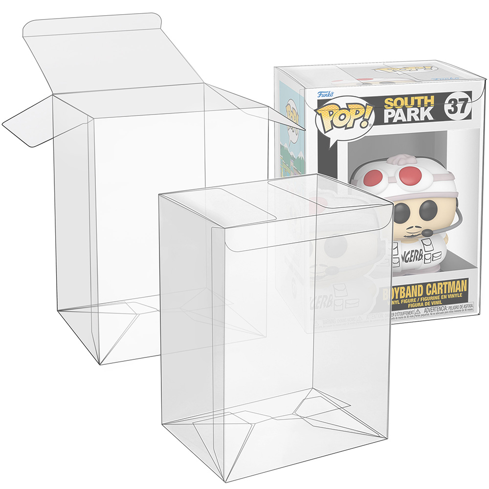 50PCS Clear Protective Box for - Funko Pop Protector のレビューと価格
