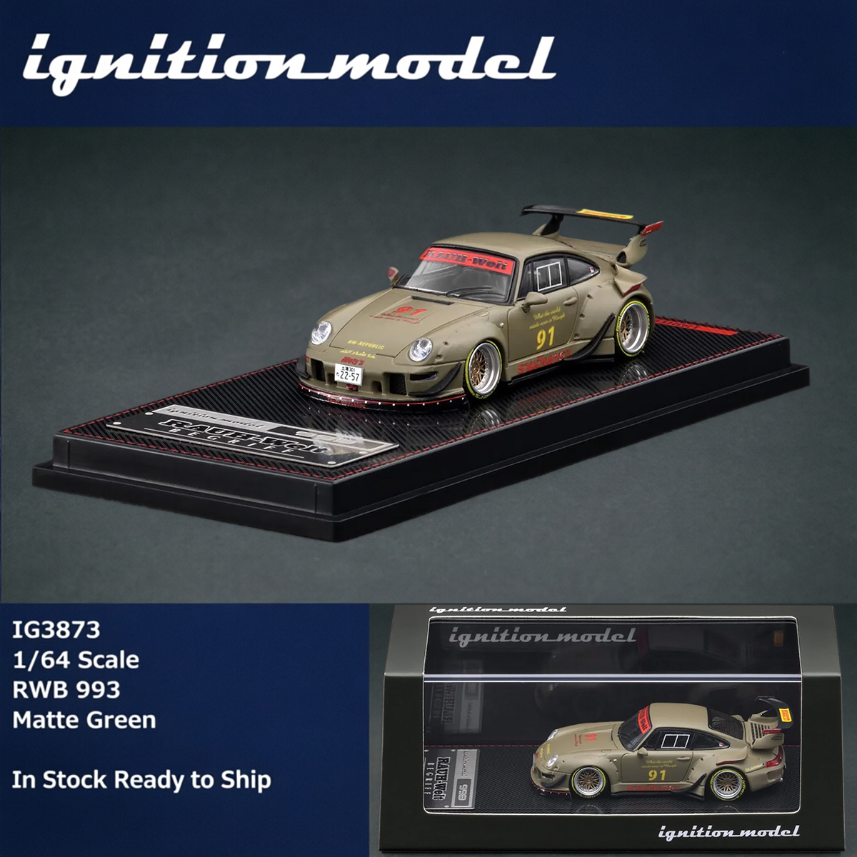 Ignition Model IG3873 1:64 Por - Die Cast Car 1 64 のレビューと価格