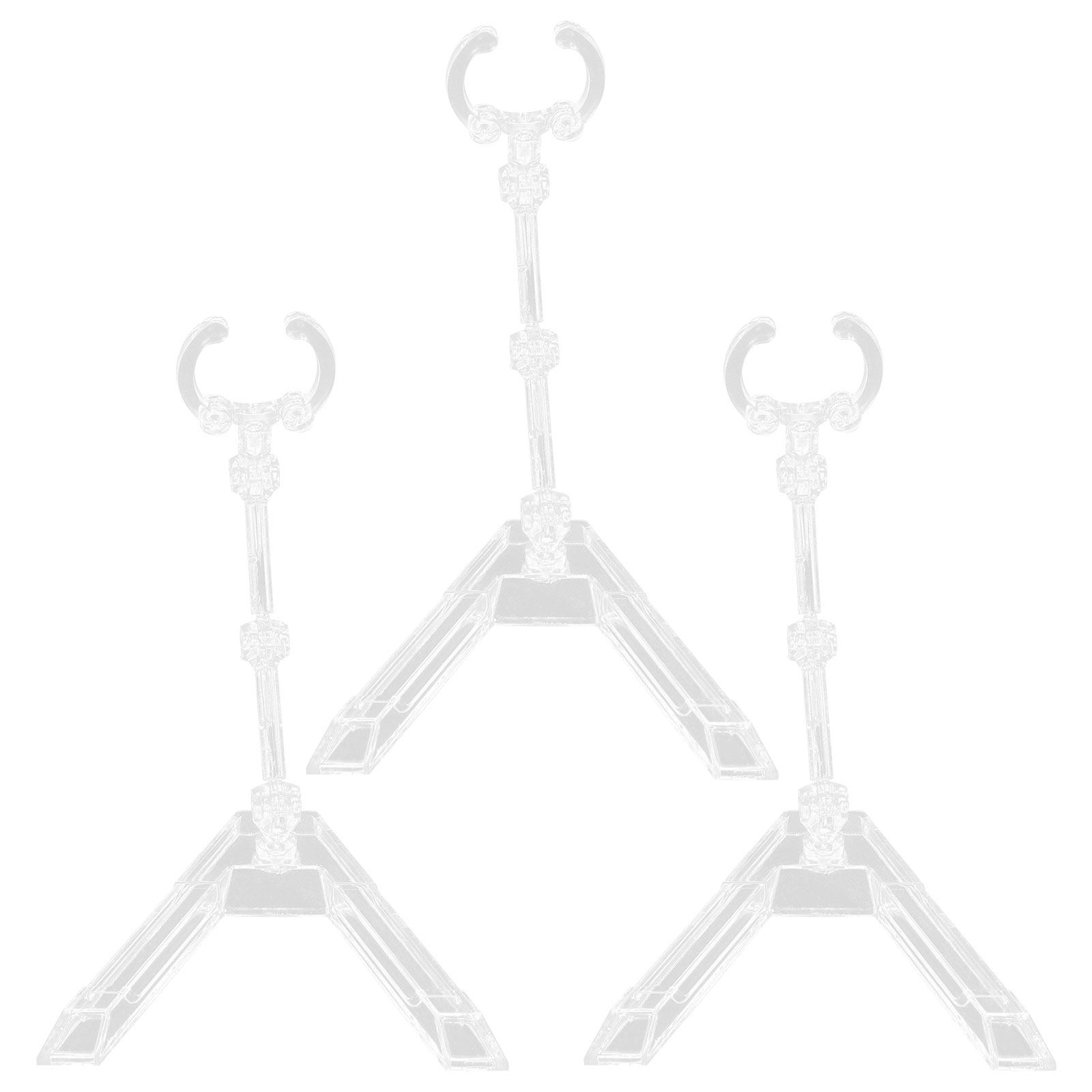 4Pcs Flat Bottom Plastic Figur - Action Figure Stand のレビューと価格