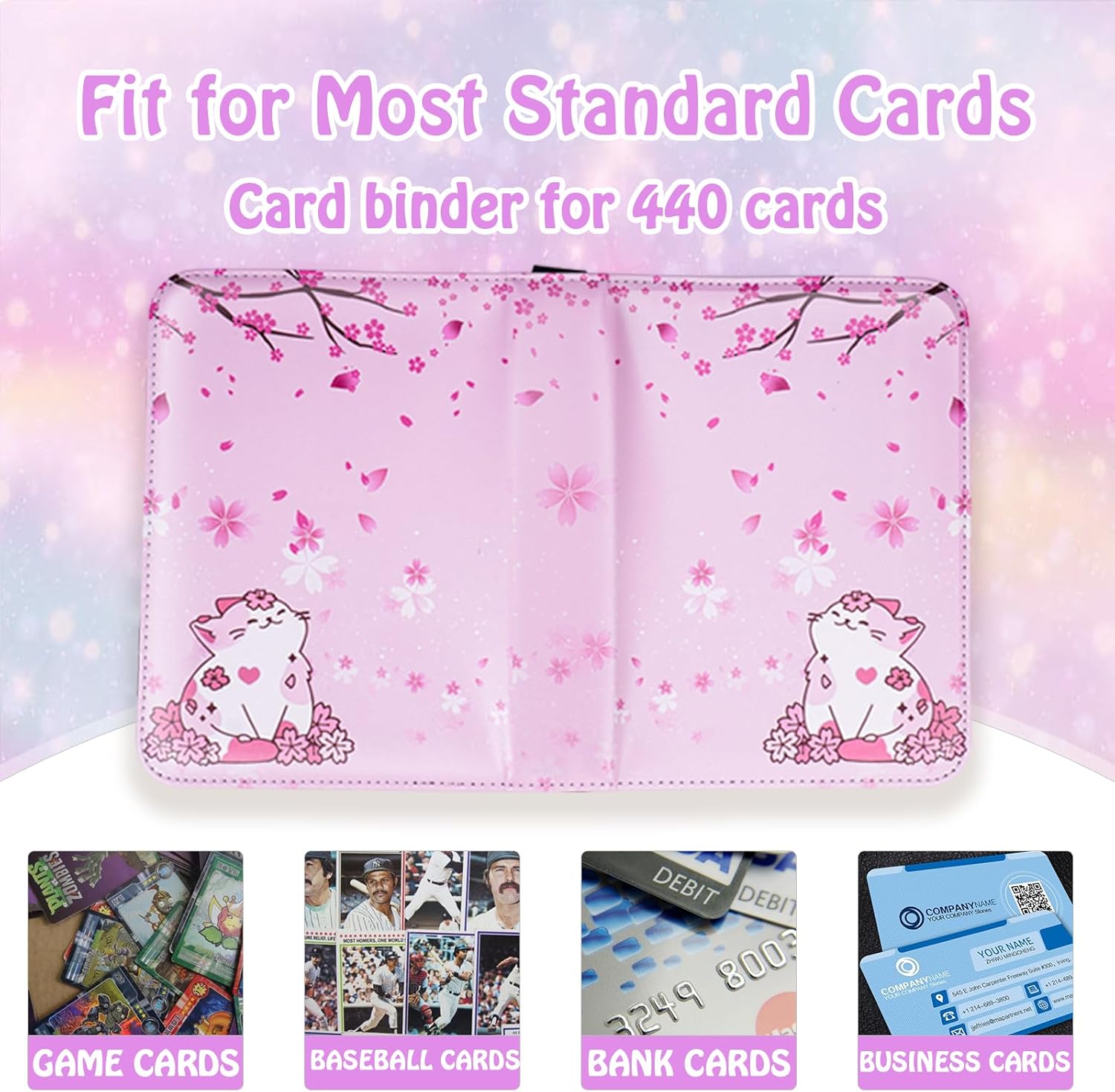 440 Card Binder for Girls with - Trading Card Binder のレビューと価格