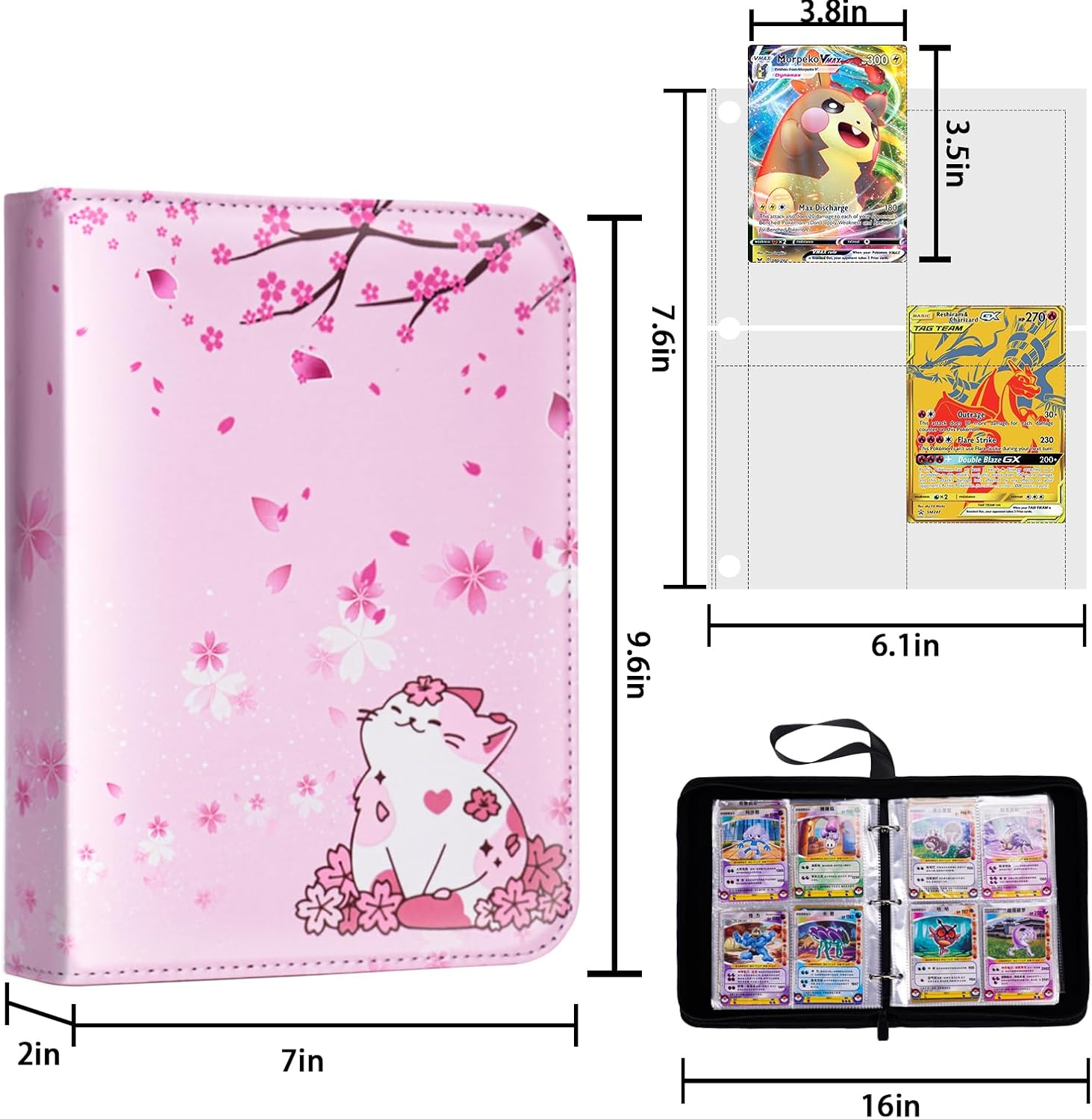 440 Card Binder for Girls with - Trading Card Binder のレビューと価格