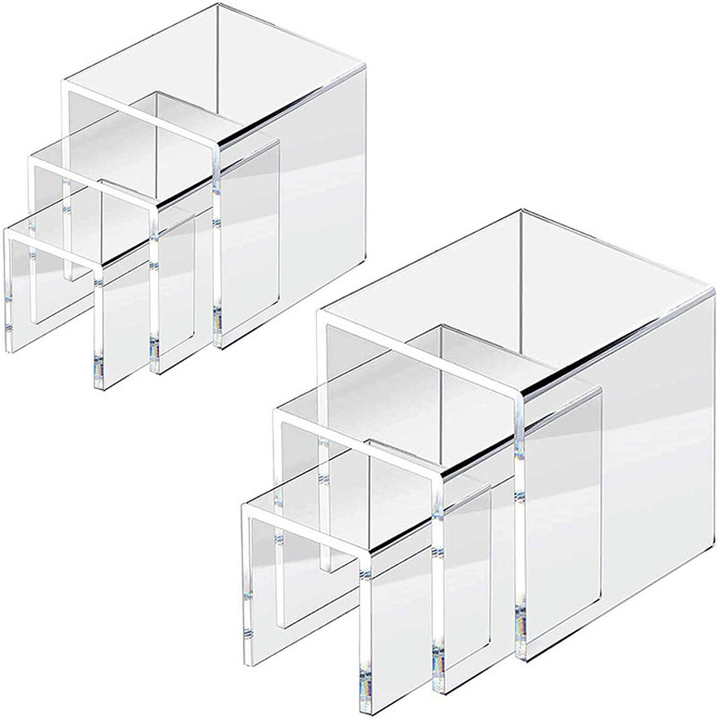 6pcs/Set Acrylic Display Stand - Display Risers Set のレビューと価格