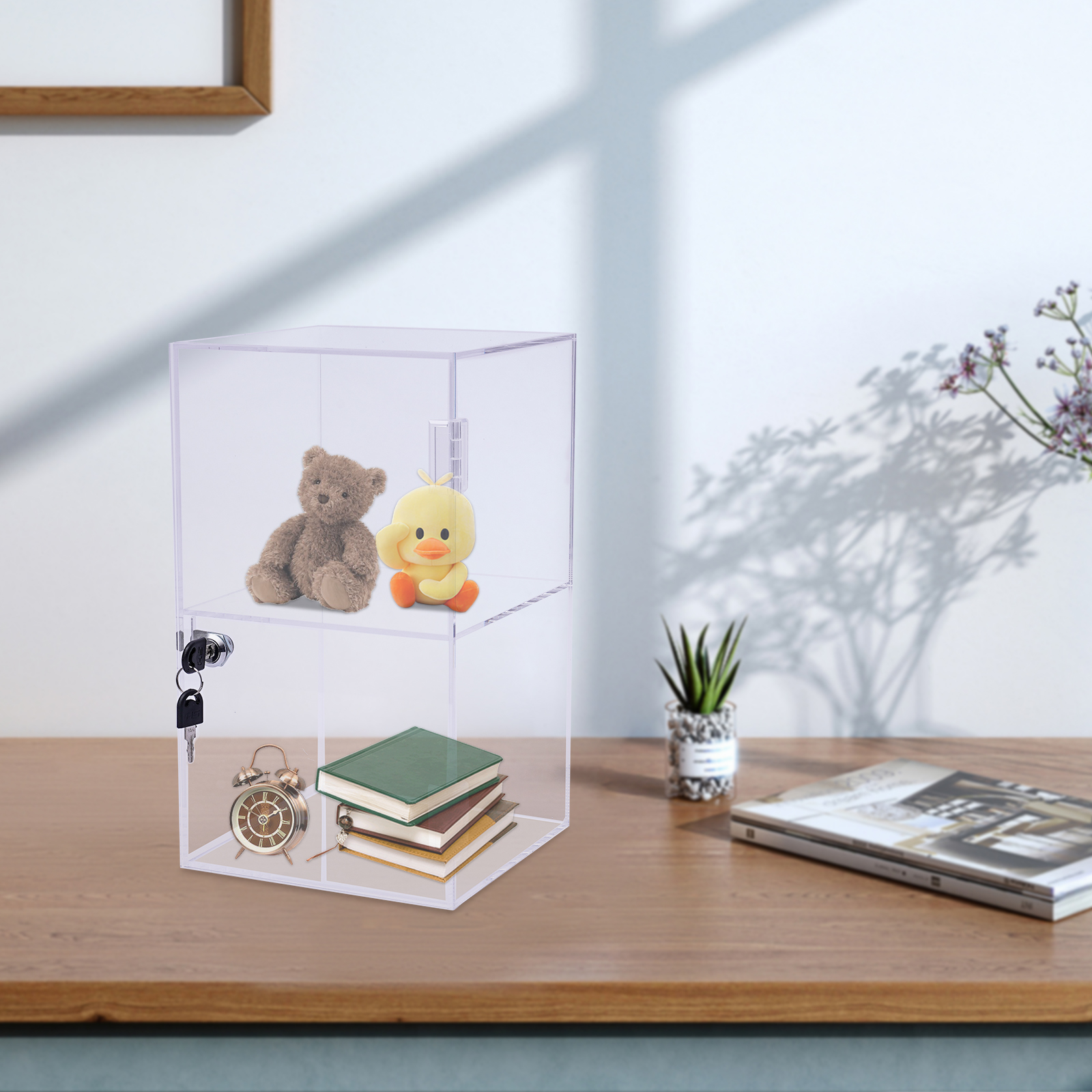 Transparent Acrylic 20x20x35cm - Display Case Acrylic のレビューと価格