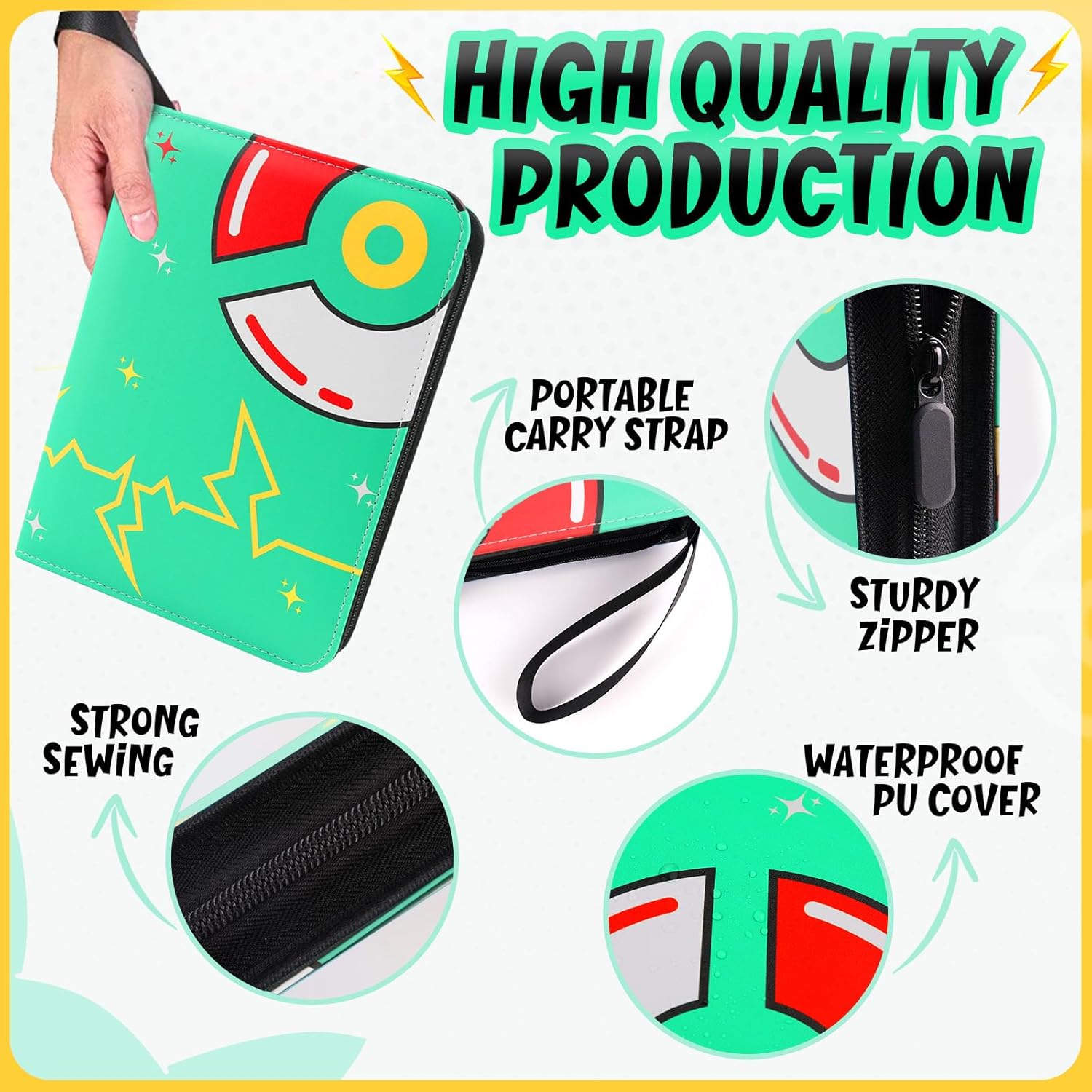 400 Pockets Card Binder with 5 - Trading Card Binder のレビューと価格