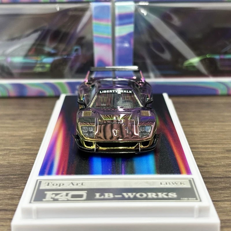 TopArt Ferrari LBWK F40 Irides - Die Cast Car 1 64 のレビューと価格