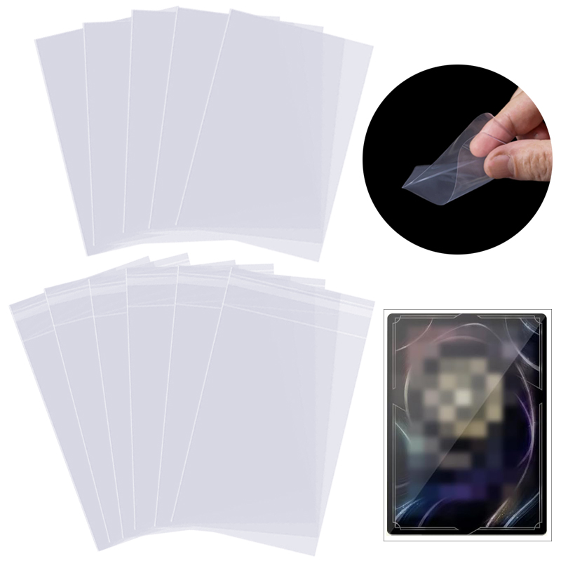 100/200pcs Card Sleeves 65x90m - Card Penny Sleeve のレビューと価格