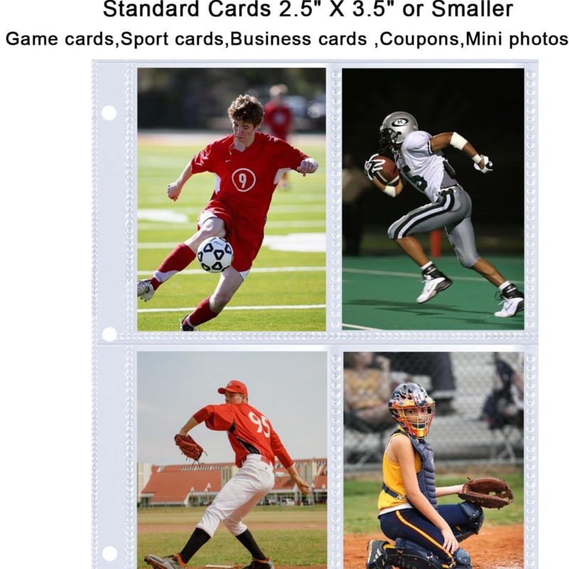 4 Pockets Photo Card Holder Bi - Trading Card Binder のレビューと価格